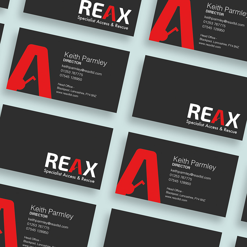 Reax Brand identity - Tira Design